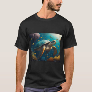 Havsenssamhet: En sköldpaddas undervattensdröm T Shirt