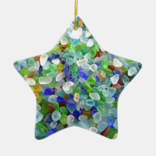 Havsexponeringsglas Julgransprydnad Keramik