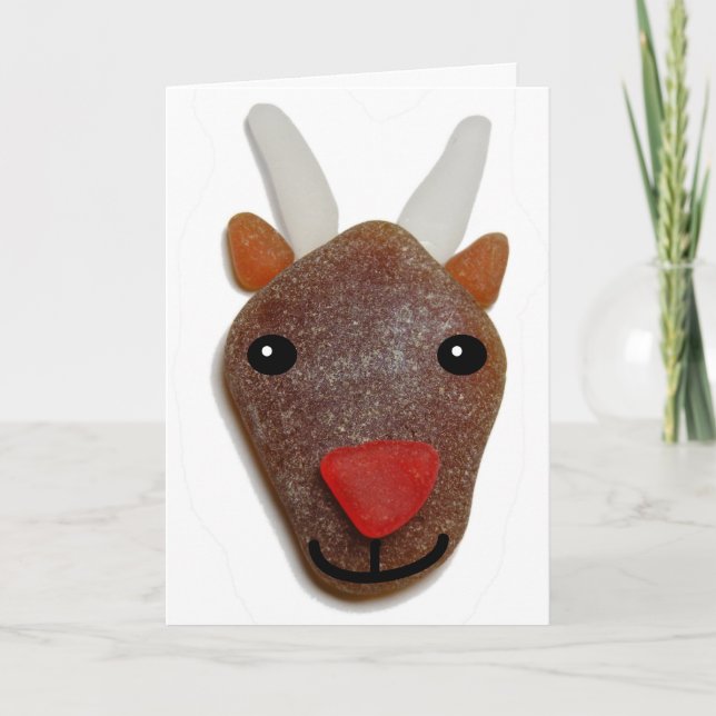 Havsexponeringsglasjulkort Helgkort (Framsida)