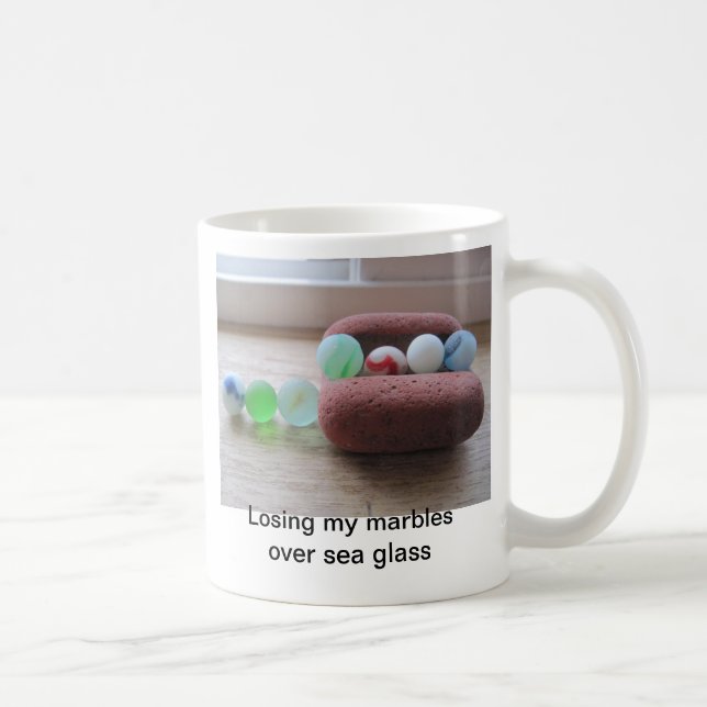 Havsexponeringsglasmarmorar Kaffemugg (Höger)