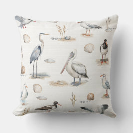 Havsfåglar i västra Dekorativ kudde