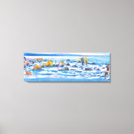 Havsfåglar vid Ocean Playground Canvastryck