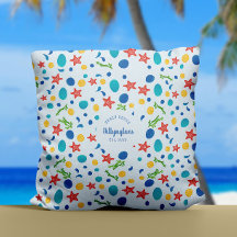 Havsfamiljens anpassningsbar i strandhuset i namn