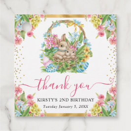 Havsfärgade kaniner från Påsk och äggkläckningsdag Gåvor Etiketter