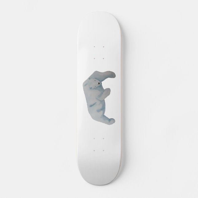 Havsfärgat havsdäggdjur Polar Bear Mini Skateboard Bräda 18,5 Cm (Framsida)
