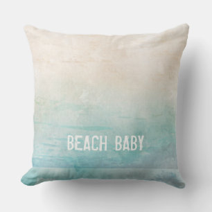 HavsfärgsBEACH BABY Sand Travel Vacacation Kudde