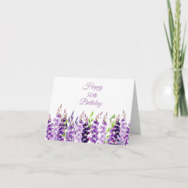 Havsfärgskort Lavender Gräns Kort