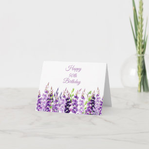 Havsfärgskort Lavender Gräns Kort