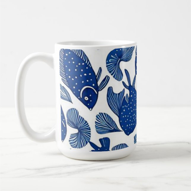 Havsfisk Kaffemugg (Vänster)