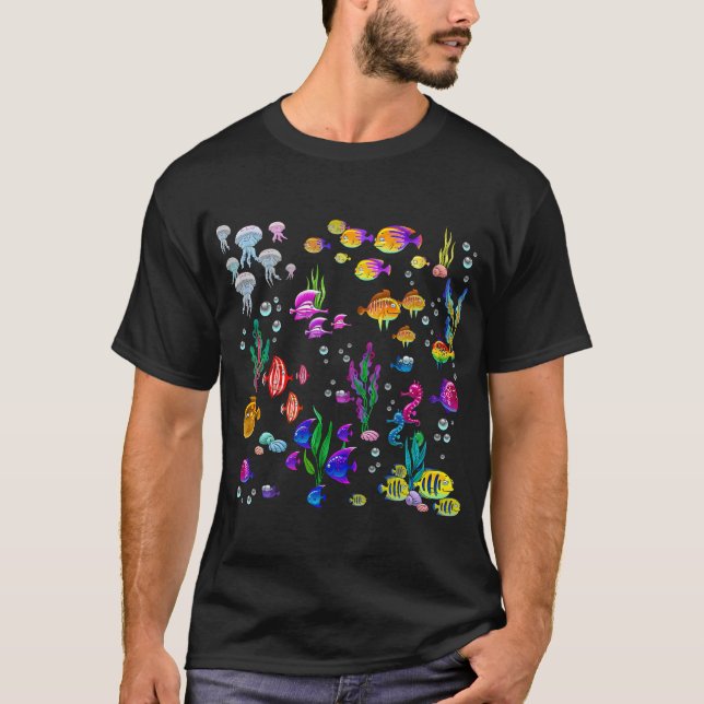 havsfisk t shirt (Framsida)