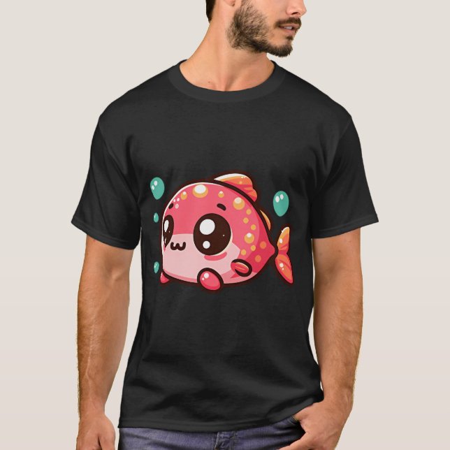 Havsfiskeäventyr T Shirt (Framsida)