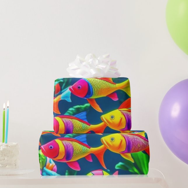 Havsfiskkoraller Sommarviber Pappra Presentpapper (Festgåvor)