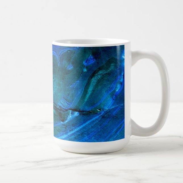 Havsformad sten kaffemugg (Höger)