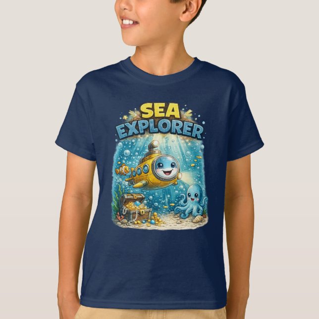 Havsforskare T Shirt (Framsida)