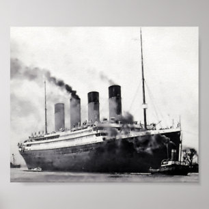 Havsförsök börjar: Titanic RMS Poster