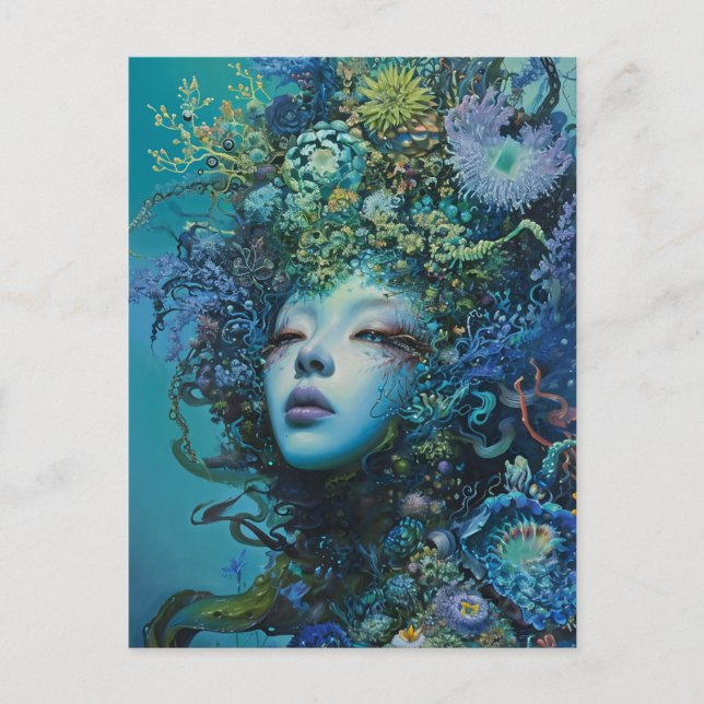 Havsfrun Vykort (Framsida)