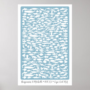 Havsgästbok Poster - 250 Platser