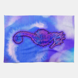 Havsgåva från Cute Sea Horse Marine Animal Gift Kökshandduk