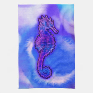 Havsgåva från Cute Sea Horse Marine Animal Gift Kökshandduk