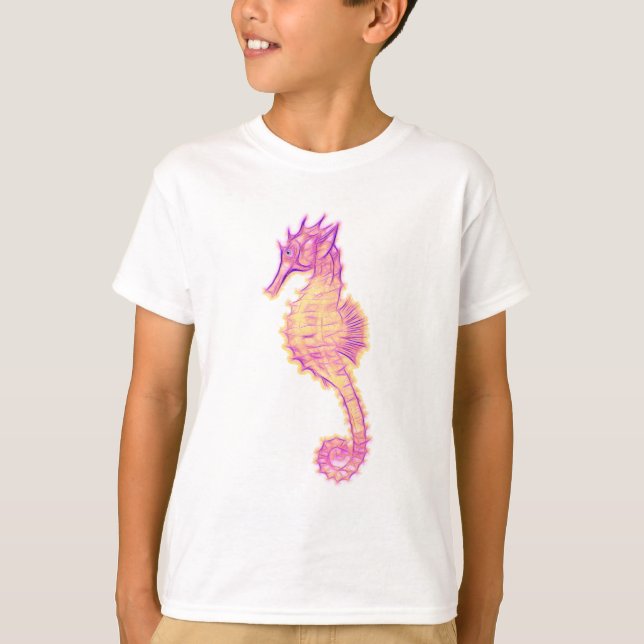 Havsgåva från Cute Sea Horse Marine Animal Gift T-shirt (Framsida)