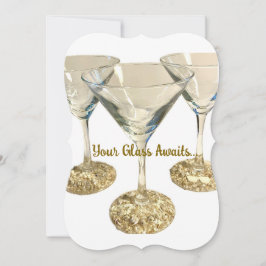 Havsglas Invitation Inbjudningar