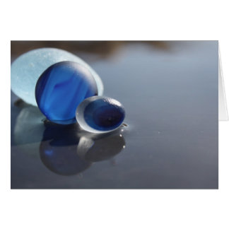 Havsglasblåsor Hälsningskort