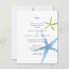 Havsglaset Färg Beach Ocean Life Bröllop