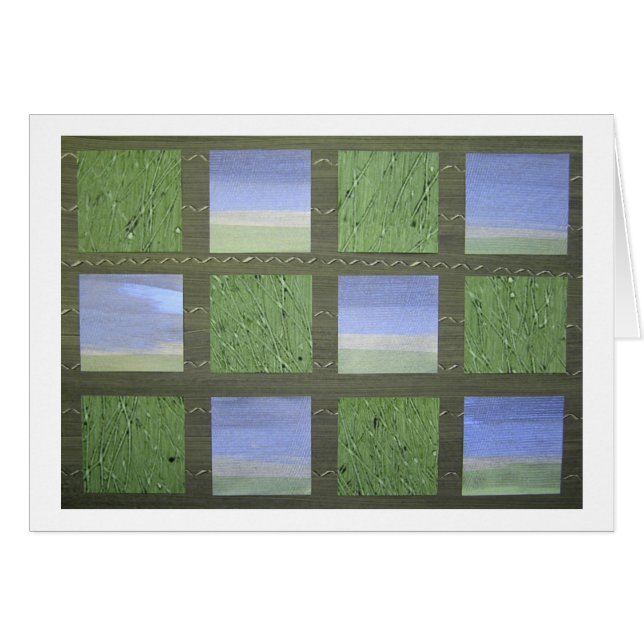 Havsgräs Hälsningskort (Framsidan Horizontal)