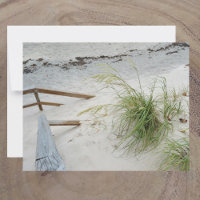 Havsgräs och vit sanddyn Strand Fotografisk