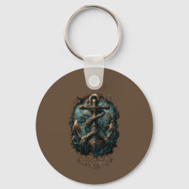Havsgrav Kraken Ankar Mörk Fantasy Nyckelring