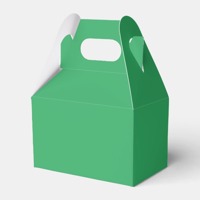 Havsgrön, jade Grön Favor Box Presentaskar (Framsidan Sidan)