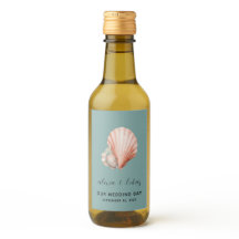 Havsgrön med snäcka "Vår bröllpsdag" Mini