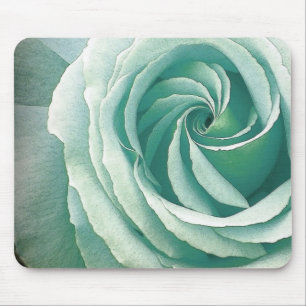 HAVSGRÖNTspiral av rosa Mousepad Musmatta