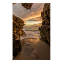 Havsgrotta vid Windansea Beach