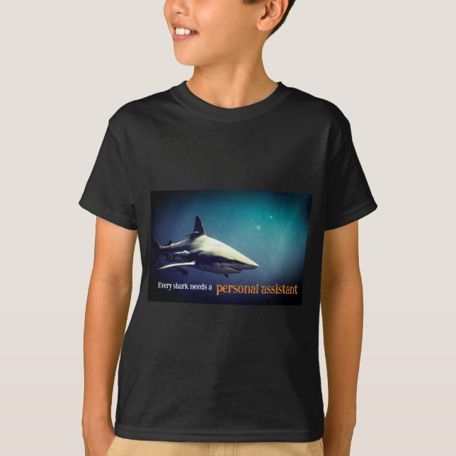 Havshaj under vatten t shirt (Framsida)