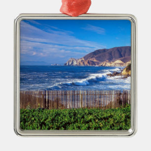 HavsHalf Moon Bay Kalifornien Julgransprydnad Metall