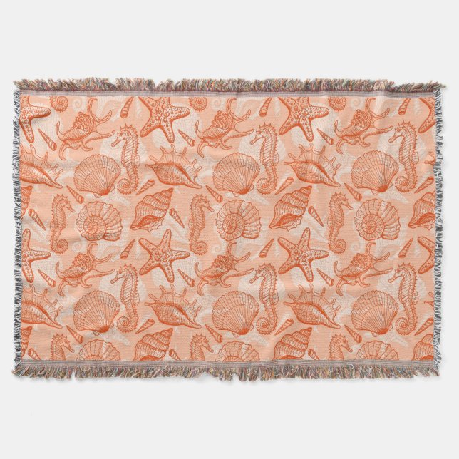 Havshand plockademönster filt (Framsidan)