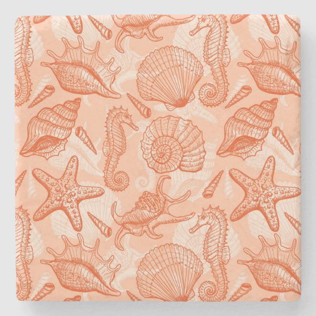 Havshand plockademönster underlägg sten (Framsidan)