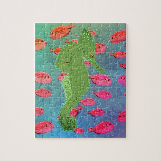 Havshäst, havlivpussel pussel (Vertikal)