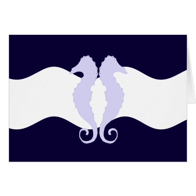 Havshästar 1 OBS kort (Framsidan Horizontal)