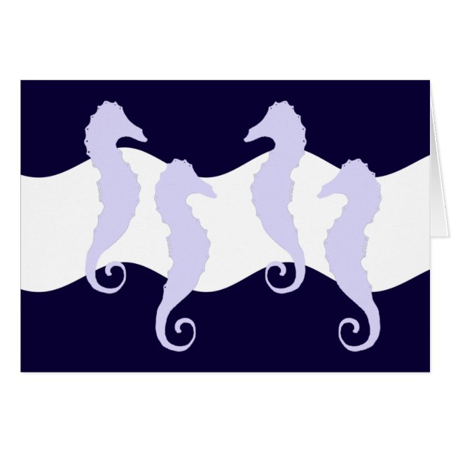 Havshästar 2 OBS kort (Framsidan Horizontal)