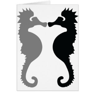 havshästsymbol hälsningskort