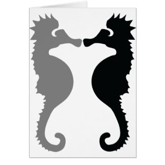 havshästsymbol hälsningskort
