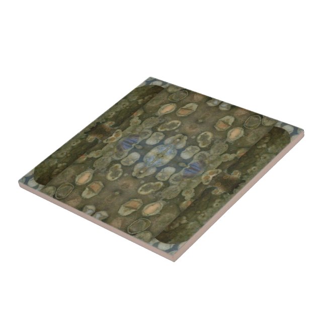 Havshavsbottnen Gemstone Boxed Mönster Kakelplatta (Sidan)