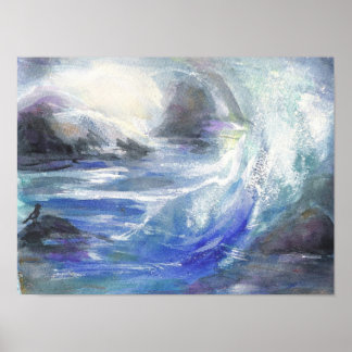 Havshög vinkar poster