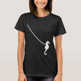 Havshorn på ett läckagefält av havskräfta t shirt