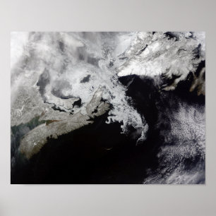 Havsis fyller bukten av St Lawrence Poster