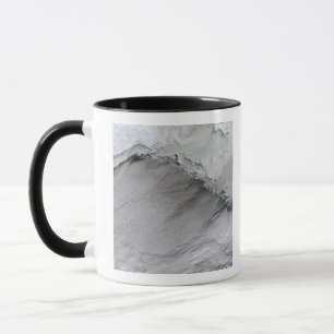 Havsis- och molngator i det Bering havet Mugg