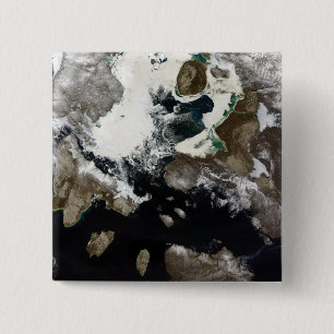 Havsis och sediment som är synliga i Nunavut, Knapp