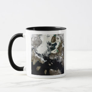 Havsis och sediment som är synliga i Nunavut, Mugg